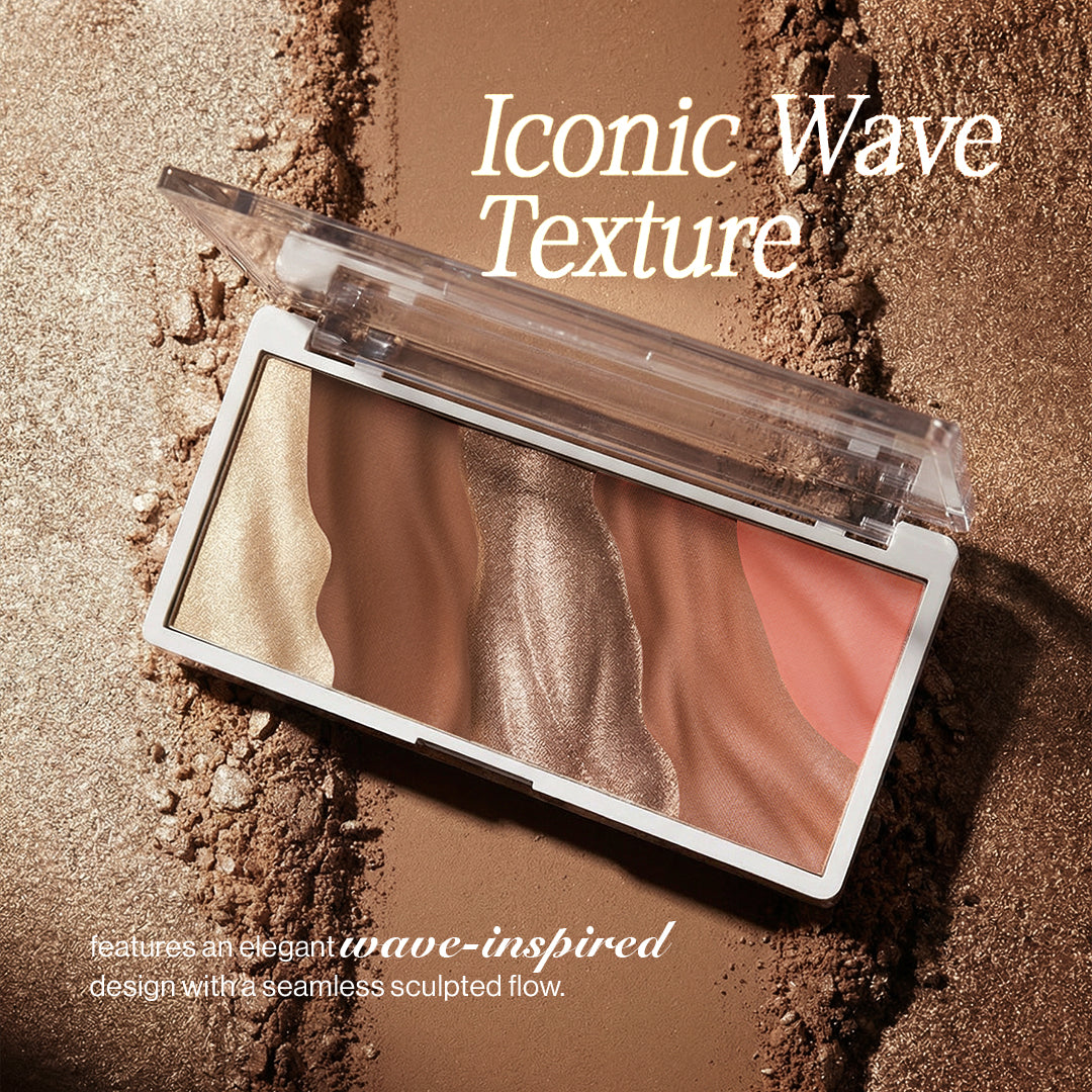 Soulyu Wave Sculpt Face Palette - 5in1 Palette | Eyeshadow