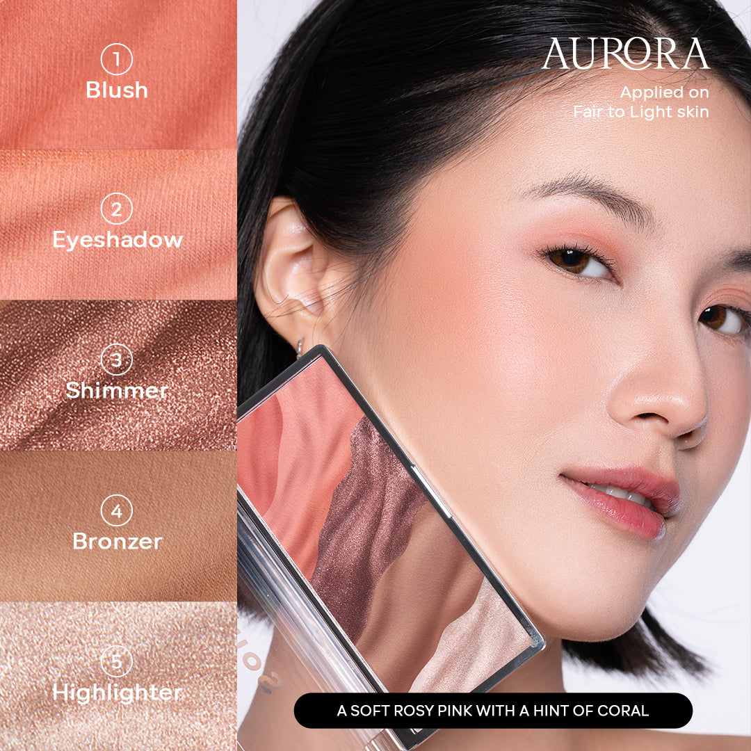 Soulyu Wave Sculpt Face Palette - 5in1 Palette | Eyeshadow