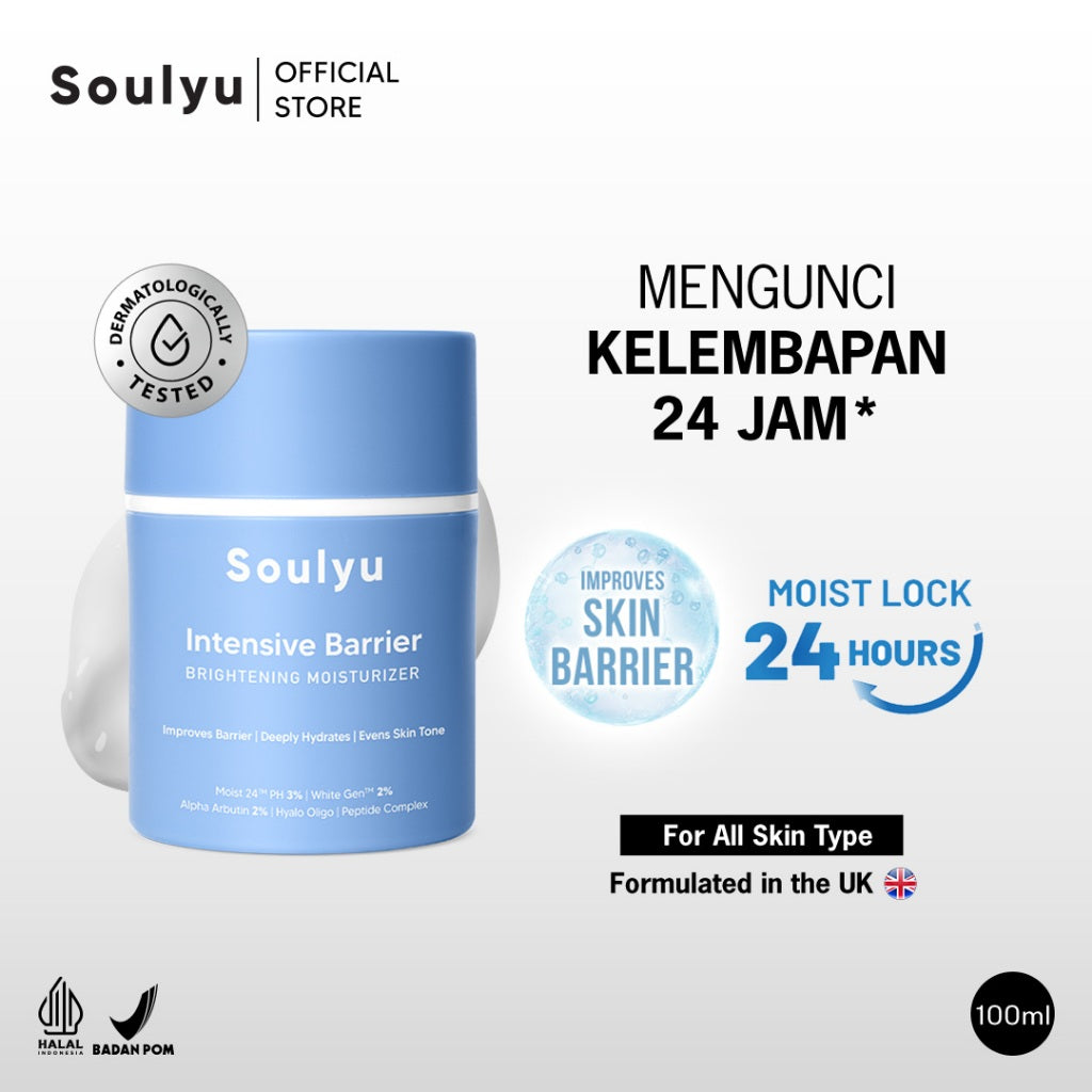 SOULYU Moist & Pure - Barrier Brightening Moisturizer + Purifying Cleanser