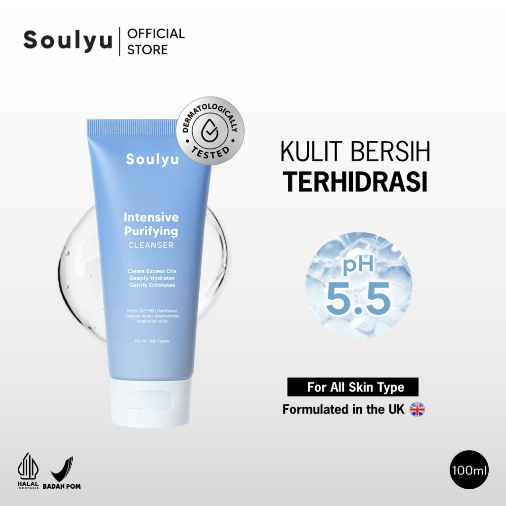 SOULYU Moist & Pure - Barrier Brightening Moisturizer + Purifying Cleanser