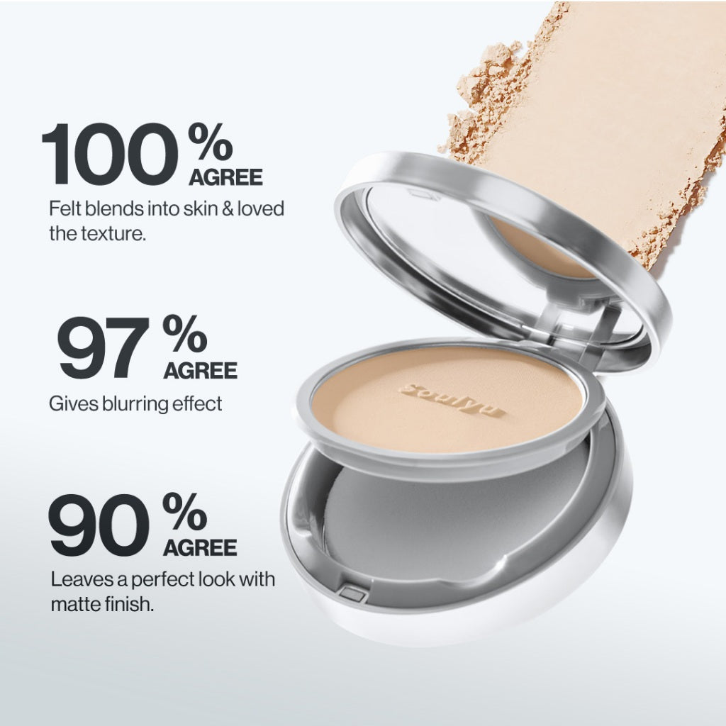 SOULYU Perfect Blur Powder Foundation 9 gr - Skin Blurring Effect