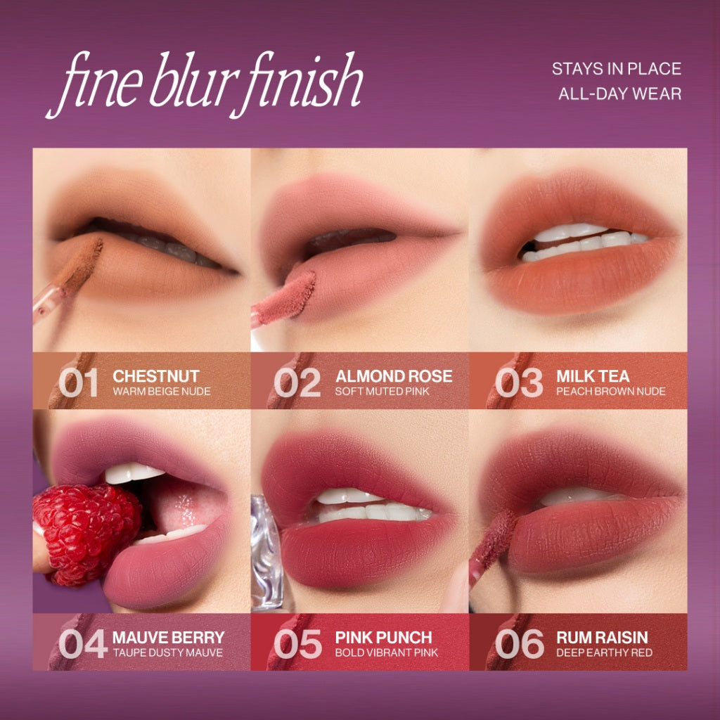SOULYU Velvet & Glow Lip Set - Fluffy Haze Lip Velvet & Juicy Glow Lip Balm